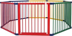 FUN BABY Zagroda / bramka 8 - modułowa (jak kojec) MULTIKOLOR 3