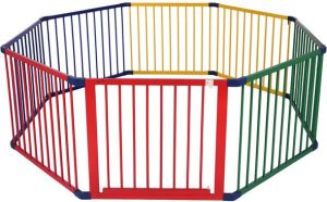 FUN BABY Zagroda / bramka 8 - modułowa (jak kojec) MULTIKOLOR 4