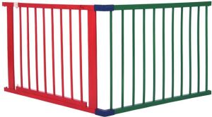 FUN BABY Zagroda / bramka 8 - modułowa (jak kojec) MULTIKOLOR 6