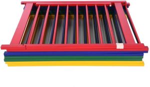 FUN BABY Zagroda / bramka 8 - modułowa (jak kojec) MULTIKOLOR 7