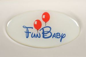 FUN BABY Krzesełko do karmienia dzieci 3 w 1 - brązowe 6