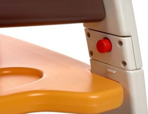 FUN BABY Krzesełko do karmienia dzieci 3 w 1 - brązowe 7