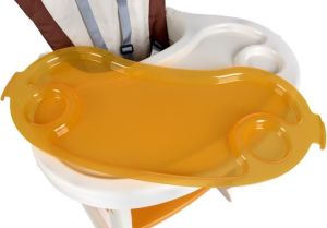 FUN BABY Krzesełko do karmienia dzieci 3 w 1 - brązowe 9