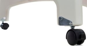 FUN BABY Krzesełko do karmienia dzieci 4 w 1 stolik, krzesełko, kółka z funkcją blokady - różowe 10