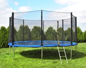 Trampolina ogrodowa SPORTIKO Trampolina ogrodowa z siatką i drabinką 490 cm 4