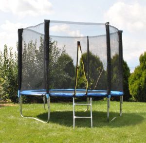 Trampolina ogrodowa SPORTIKO Trampolina ogrodowa z siatką i drabinką 312 cm (260-uniw) 3