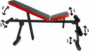 NEO SPORT Ławeczka łamana do ćwiczeń 9