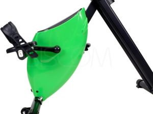 Rower stacjonarny Funfit Rower treningowy Magnetyczny Składany z pomiarem pulsu zielony 10