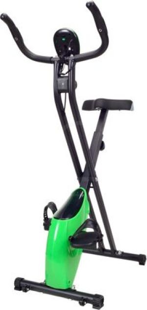 Rower stacjonarny Funfit Rower treningowy Magnetyczny Składany z pomiarem pulsu zielony 11