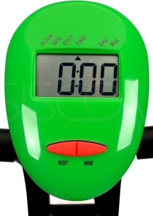 Rower stacjonarny Funfit Rower treningowy Magnetyczny Składany z pomiarem pulsu zielony 13