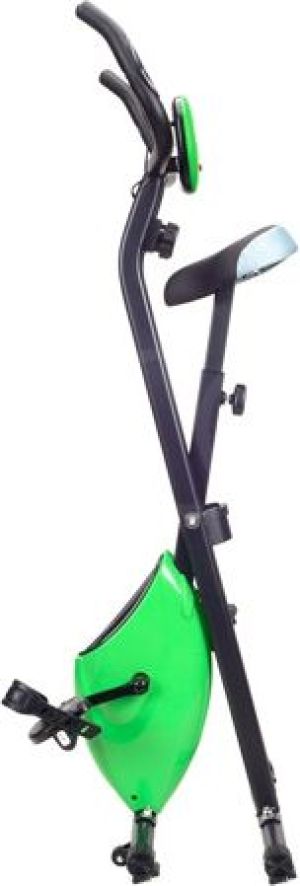 Rower stacjonarny Funfit Rower treningowy Magnetyczny Składany z pomiarem pulsu zielony 3