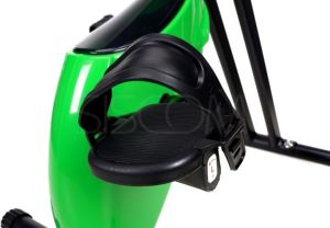 Rower stacjonarny Funfit Rower treningowy Magnetyczny Składany z pomiarem pulsu zielony 8