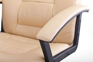 Krzesło biurowe Imaggio Fotel biurowy GIOVANI jasny brąz + gratis ! 4