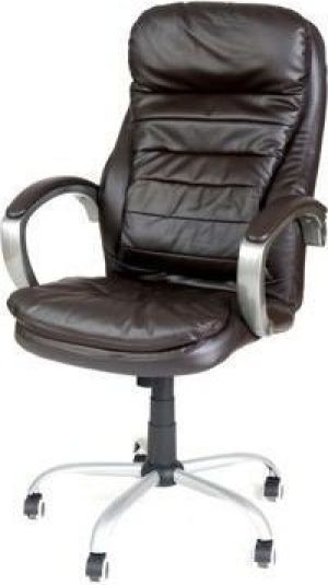 Krzesło biurowe Imaggio Fotel biurowy VIP MASSERANO brązowy + gratis ! 3