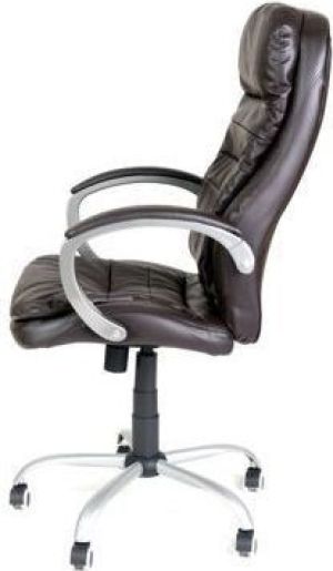 Krzesło biurowe Imaggio Fotel biurowy VIP MASSERANO brązowy + gratis ! 4