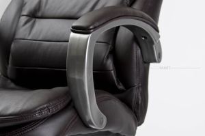 Krzesło biurowe Imaggio Fotel biurowy VIP MASSERANO brązowy + gratis ! 5