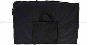 PROFIBED Łóżko do masażu 2 segmentowe aluminiowe, bordowe 10