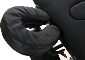 PROFIBED Łóżko do masażu 2 segmentowe drewniane o szerokości 70 cm, czarne 5