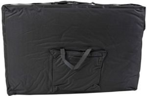 PROFIBED Łóżko do masażu 3 segmentowe drewniane, bordowe 9