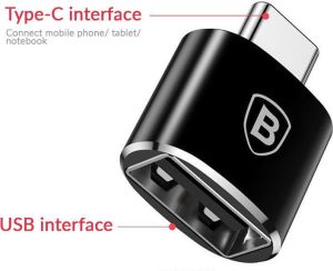 Adapter USB Baseus USB-C - USB Czarny  (27625-uniw) 4