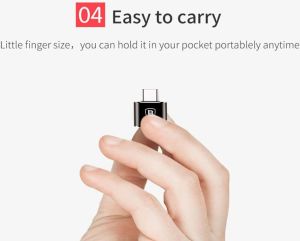 Adapter USB Baseus USB-C - USB Czarny  (27625-uniw) 5