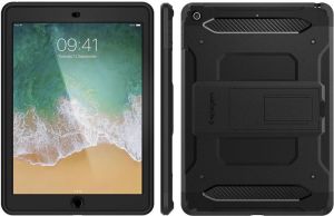 Etui na tablet Spigen Etui Spigen Tough Armor Tech ipad 9.7 2017/ 2018 + Szkło black 12