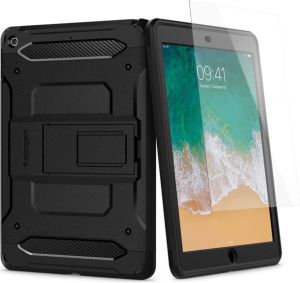 Etui na tablet Spigen Etui Spigen Tough Armor Tech ipad 9.7 2017/ 2018 + Szkło black 3