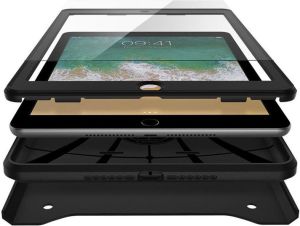 Etui na tablet Spigen Etui Spigen Tough Armor Tech ipad 9.7 2017/ 2018 + Szkło black 5
