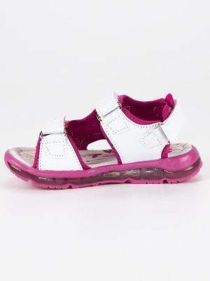 American Club Sandały dziecięce american club biało-różowe r. 28 4