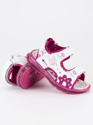 American Club Sandały dziecięce american club biało-różowe r. 28 5