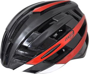 Axer Sport Kask rowerowy Reno czarno-czerwony r. L (A25055-L) 1