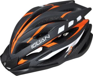 Axer Sport Kask rowerowy Iguan czarno-pomarańczowy r. L (A25741) 3