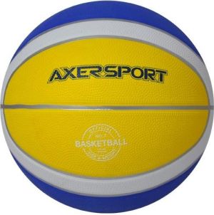 Axer Sport Piłka do koszykówki żółto-niebieska 7" 1