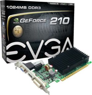 Karta graficzna EVGA GeForce 210 1GB DDR3 (64 bit) HDMI, DVI, D-Sub (01G-P3-1313-KR) 1