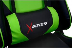 Fotel CALVIANO X-Gamer Zielono-czarny 3