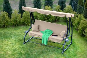 Furnide Huśtawka ogrodowa "Relax Plus" beżowa (1602) 13