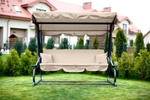 Furnide Huśtawka ogrodowa "Relax Plus" beżowa (1602) 10