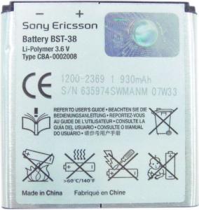 Bateria Sony Ericsson Ericsson BST-38 bulk 930 mAh 1