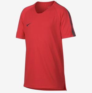Nike Koszulka piłkarska Breathe Squad TOP SS 18 czerwona r. XL (158-170cm) (916117-696) 1