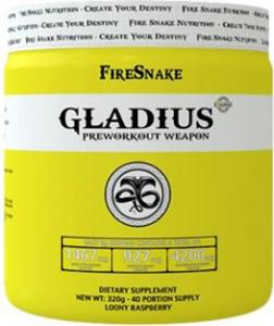 FireSnake Gladius (Pre Workout) 320g - malina 1