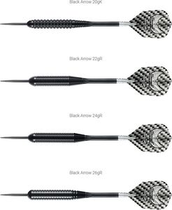 Harrows Rzutki Steeltip Black Arrows czarne 20g (H0072-20) 4