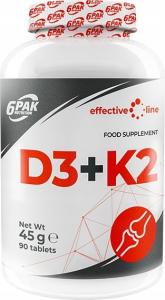 6PAK Nutrition 6PAK EL D3 K2 90tabl. 1