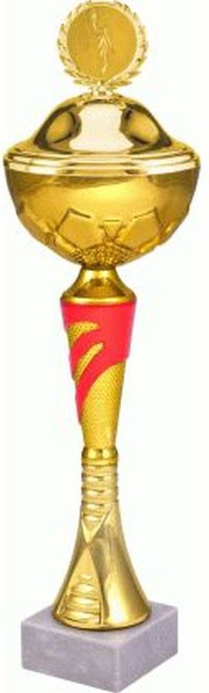Victoria Sport Puchar metalowy złoty z przykrywką 9045/DP 1