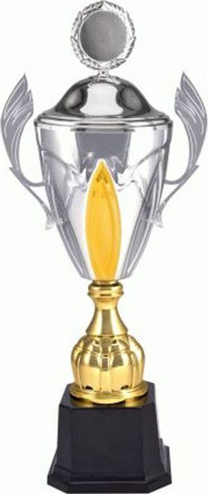 Victoria Sport Puchar metalowy złoty z przykrywką 4121/GP 1