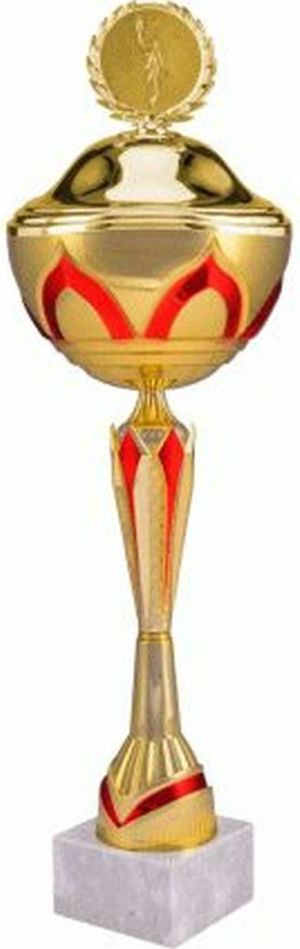 Victoria Sport Puchar metalowy złoty z przykrywką 7136/BP 1