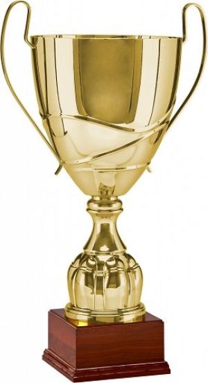 Victoria Sport Puchar metalowy złoty T-D 2057B 1