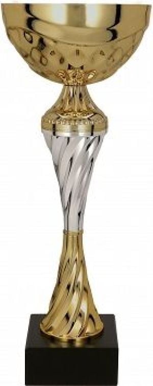 Victoria Sport Puchar metalowy złoto-srebrny T-M 8233E 1