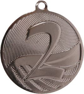 Victoria Sport Medal srebrny stalowy drugie miejsce (MD1292/S) 1
