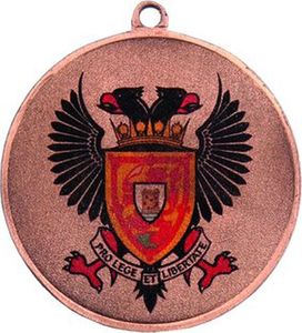 Victoria Sport Medal brązowy stalowy trzecie miejsce z nadrukiem kolorowym LuxorJet 1