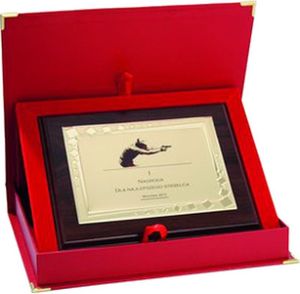 Victoria Sport Dyplom z tworzywa sztucznego z metalową blaszką grawerowany + etui 1